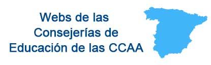 Webs de las Consejerías de Educación de las CCAA