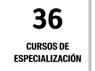 33 Cursos de especialización