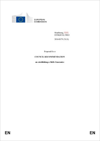 Proposal for a Council Recommendation on establishing a Skills Guarantee