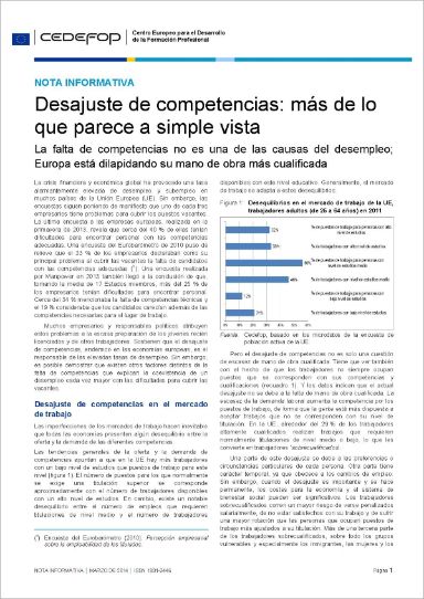Desajuste de competencias: más de lo que parece a simple vista