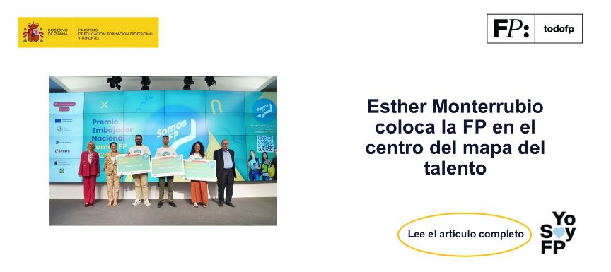 Esther Monterrubio coloca la FP en el centro del mapa del talento