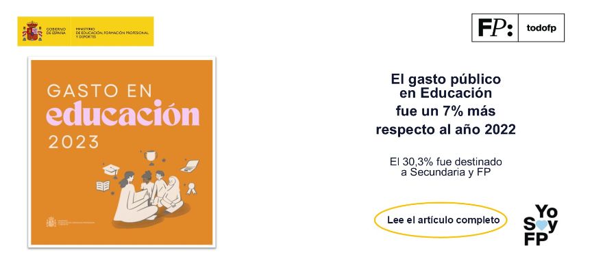 El gasto público en Educación superó en 2023 los 67 900 millones, un 7% más respecto al año anterior