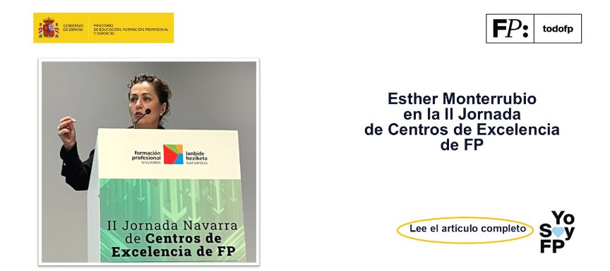 Esther Monterrubio: "La innovación tiene que estar en el ADN de la Formación Profesional"