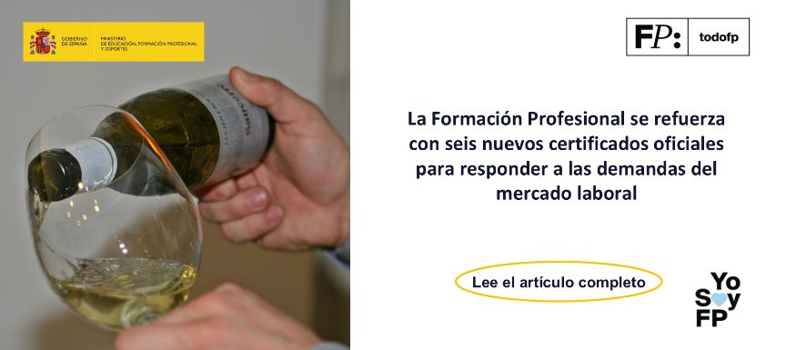 La Formación Profesional se refuerza con seis nuevos certificados oficiales para responder a las demandas del mercado laboral