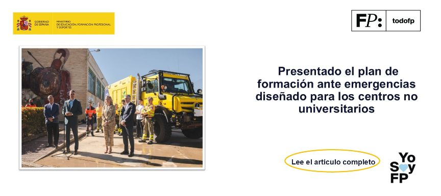 Presentado el plan de formación ante emergencias diseñado para los centros no universitarios