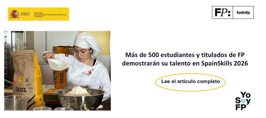 Más de 500 estudiantes y titulados de FP demostrarán su talento en SpainSkills 2026