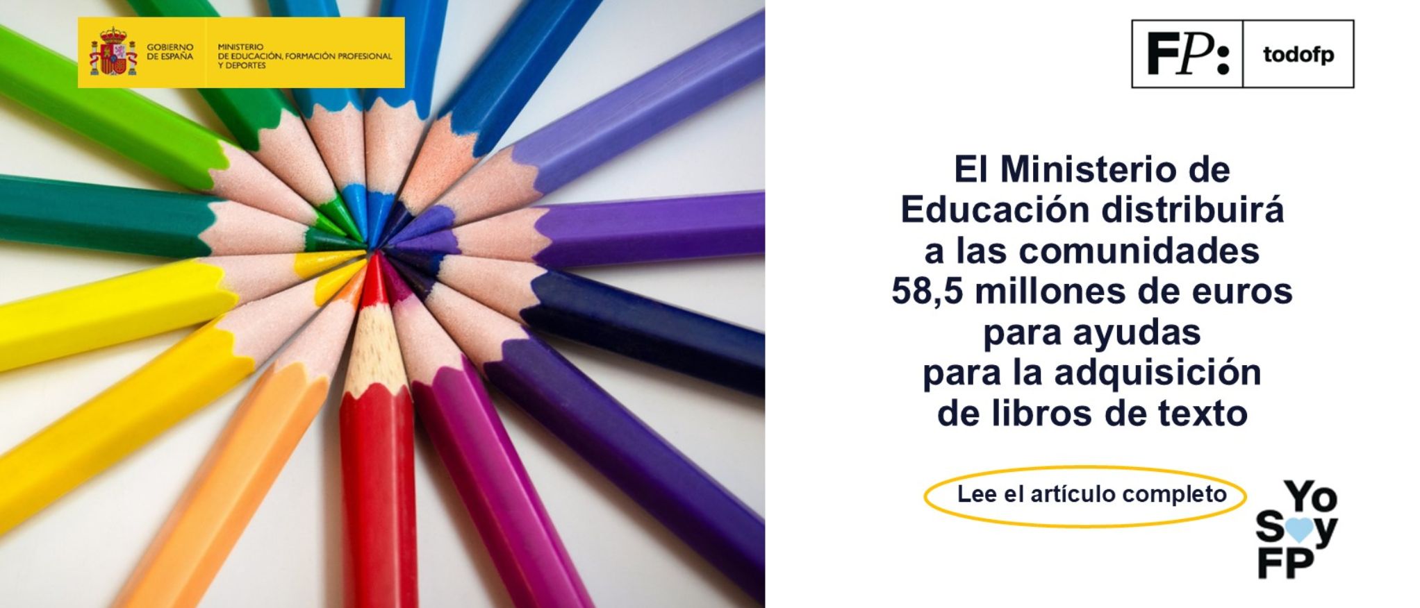 El Gobierno afianza su compromiso con la educación con el reparto de 311 millones de euros a las comunidades autónomas