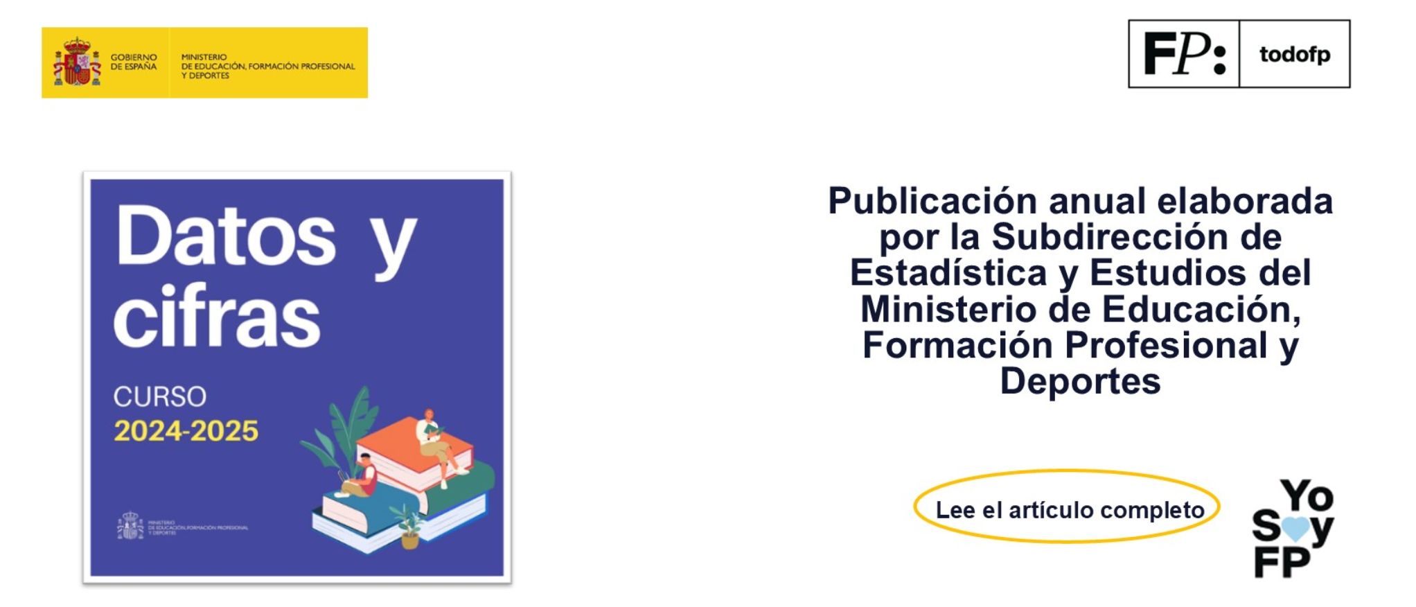 Datos y cifras. Curso escolar 2024-2025
