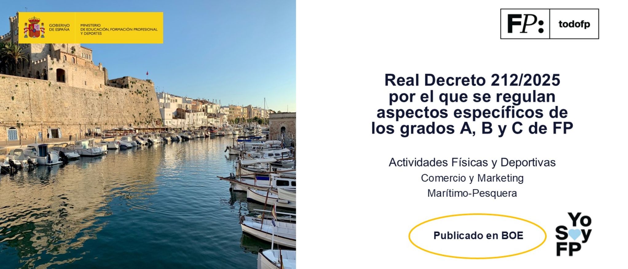 Publicación del Real Decreto 212/2025
