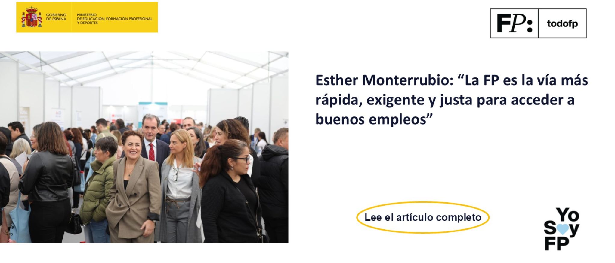 La secretaria general de Formación Profesional ha intervenido en la IV Feria de Empleo de Getafe.