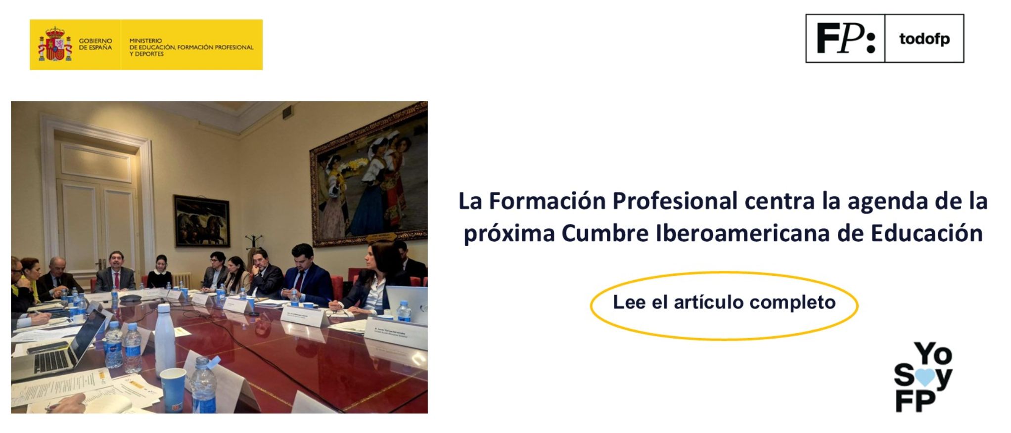 La Formación Profesional centra la agenda de la próxima Cumbre Iberoamericana de Educación