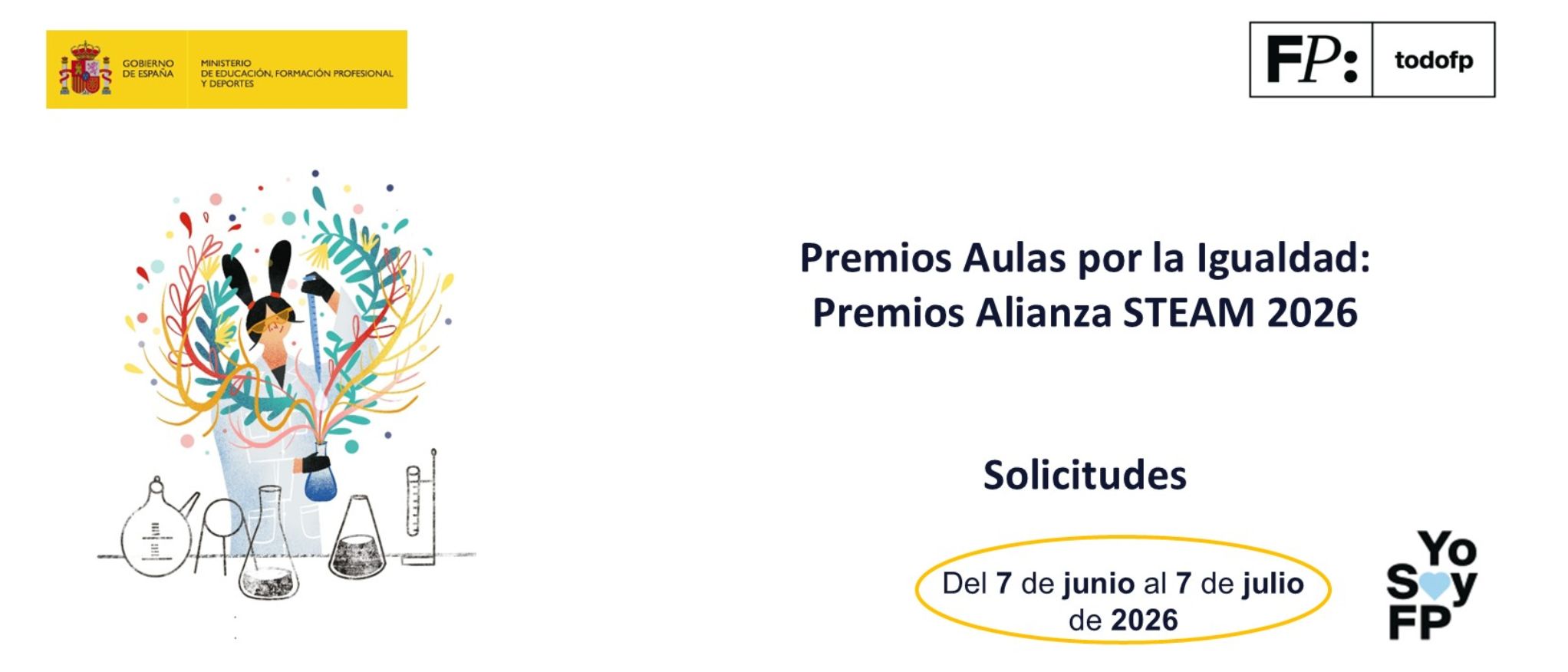 Se convocan los Premios Aulas por la Igualdad: Premios Alianza STEAM 2026