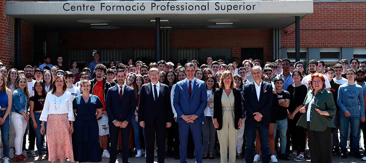 Pedro Sánchez anuncia que el Consejo de Ministros aprobará mañana más de 1.200 millones de euros para la Formación Profesional