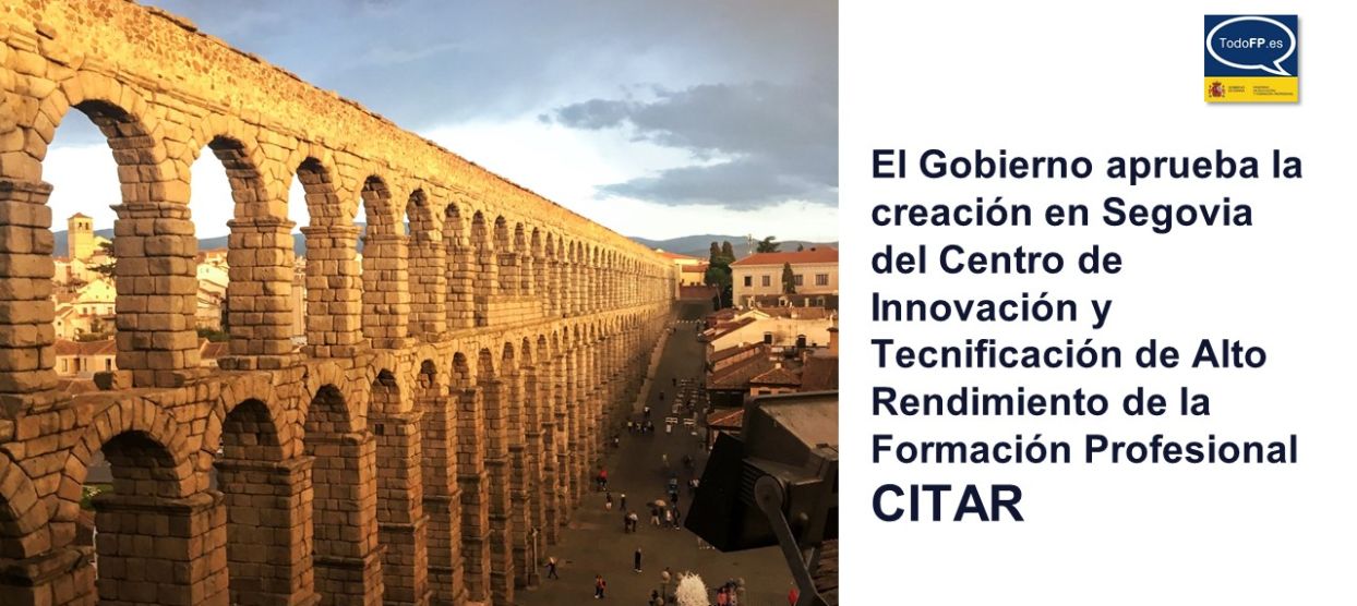 Segovia albergará un centro de investigación e innovación de FP que formará a profesores de toda España