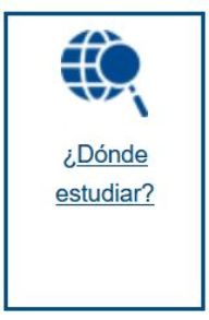 ¿Dónde estudiar?