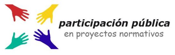 Participación pública en proyectos normativos