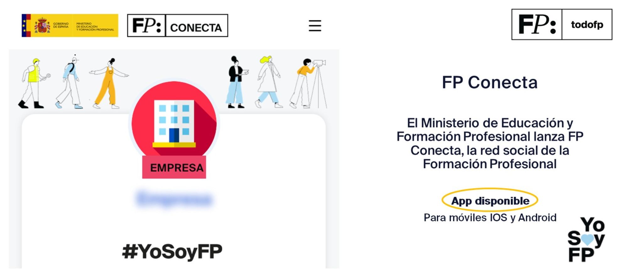 El Ministerio de Educación y Formación Profesional lanza FP Conecta, la red social de la Formación Profesional